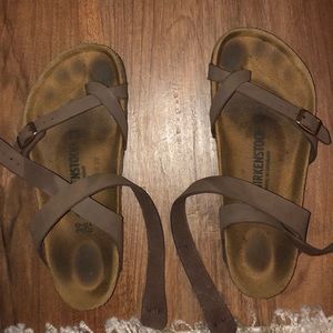 Birkenstocks with ankle strap
